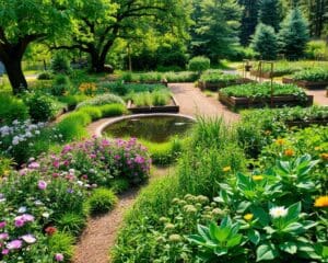 Wie gestaltest du einen nachhaltigen Garten?