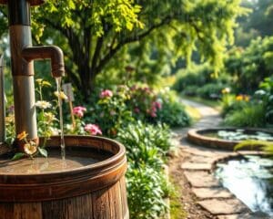 Wie nutzt du Regenwasser effizient im Garten?