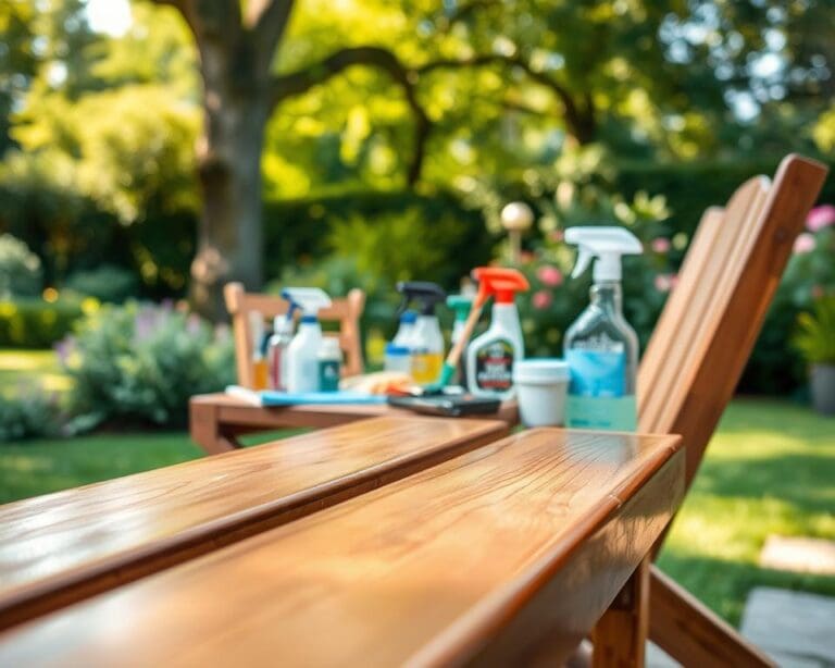 Wie pflegst du Holzgartenmoebel richtig?