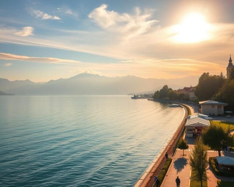 Wie planst du einen Wochenendausflug an den Genfersee?