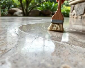 Wie schuetzt man Steinflaechen nach einer gruendlichen Reinigung?