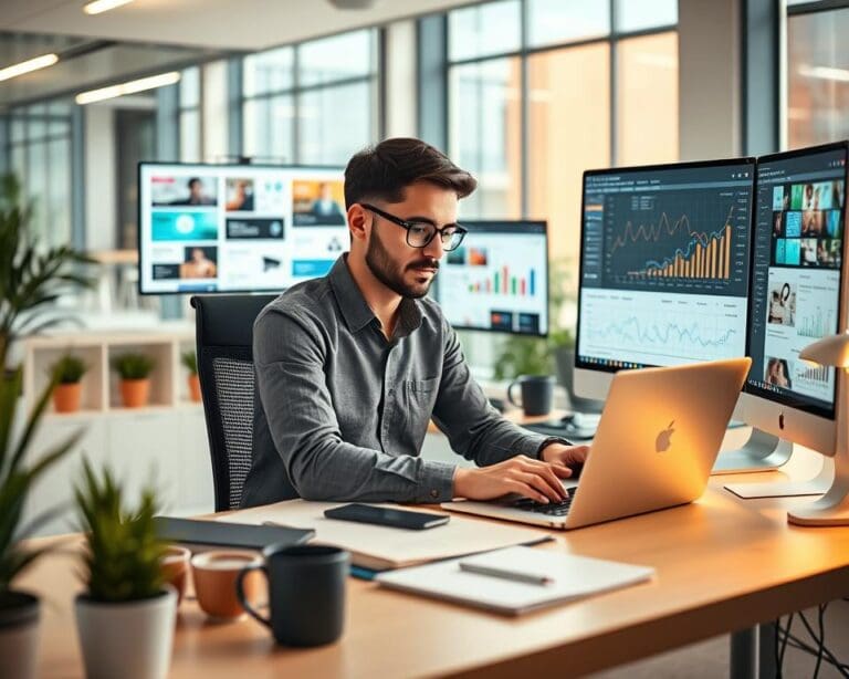 Wie unterstuetzt ein Webentwickler digitale Praesenz?