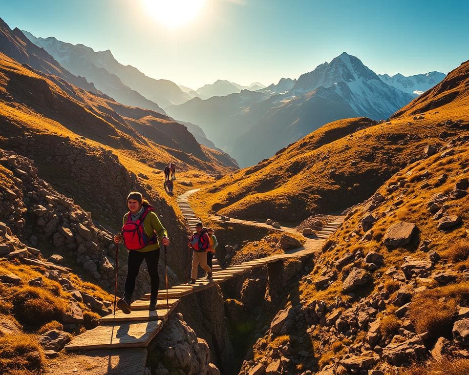 Wie wanderst du sicher auf grosser Hoehe?