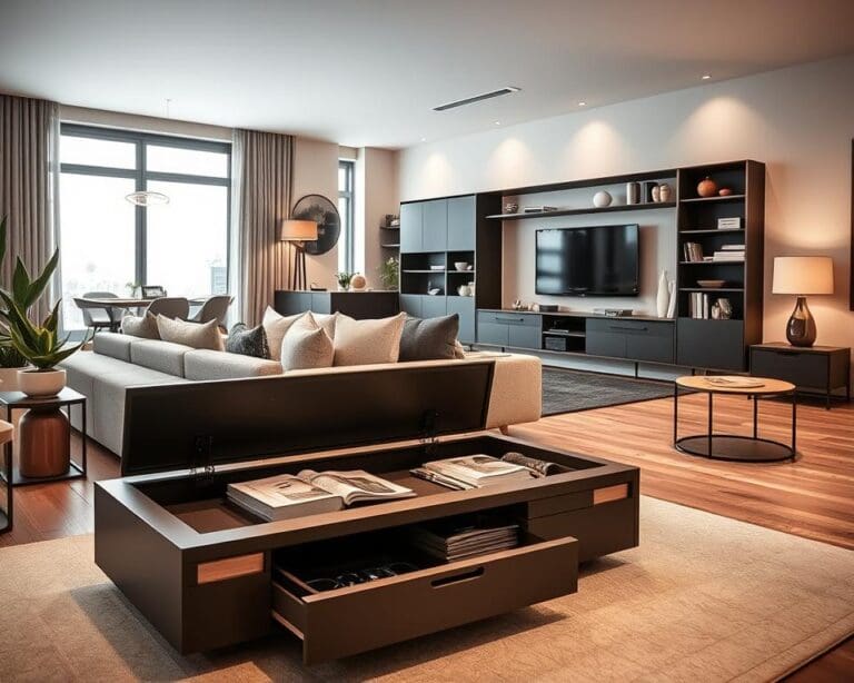 Was sind praktische Lösungen für Stauraum?