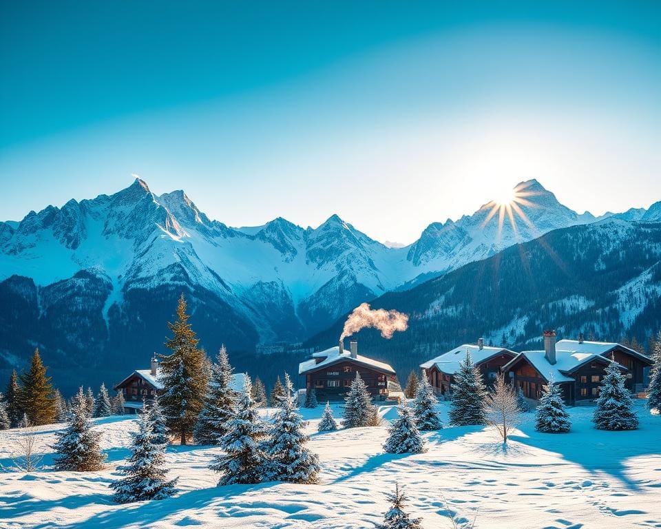 Wie erlebt man ein Alpenpanorama im Winter?