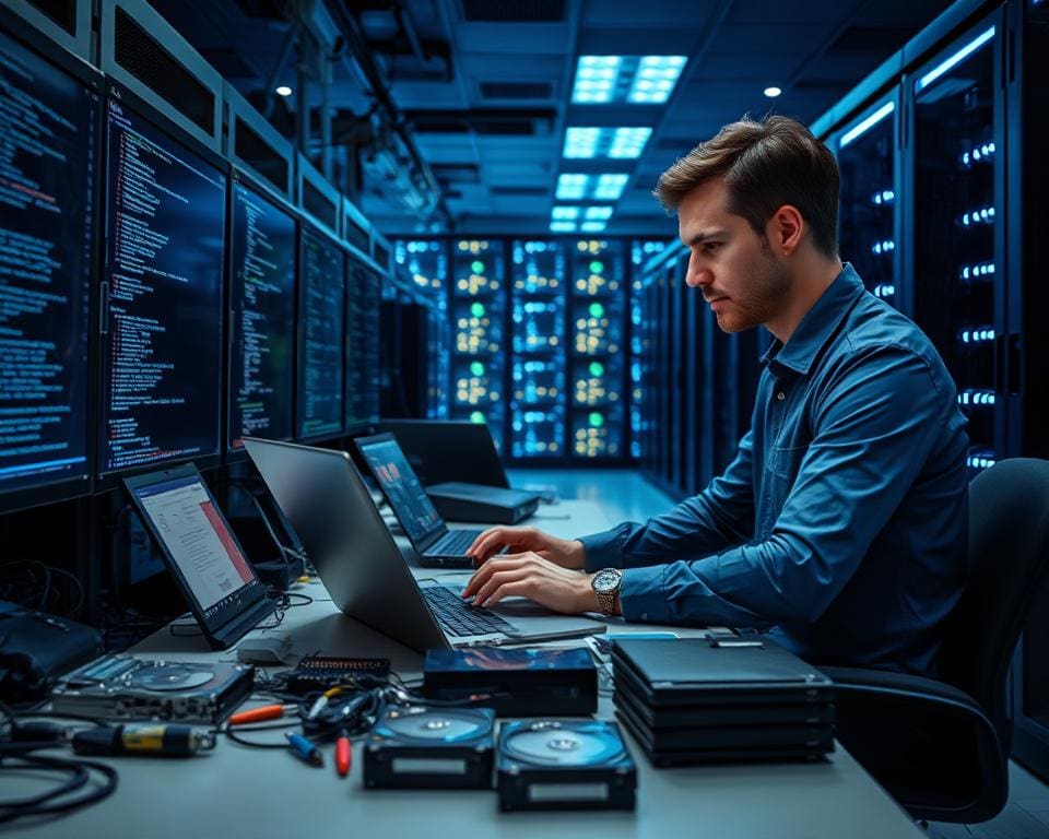 Wie funktioniert Datenrettung bei schwerem Systemausfall?