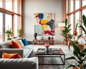 Wie kombiniert man Kunst und Einrichtung?