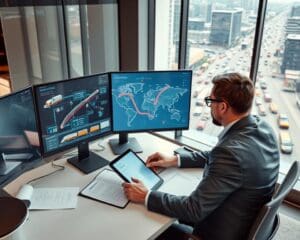 Wie plant ein Spediteur komplexe Lieferwege?