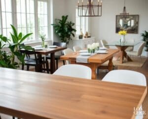 Wie wählt man Esstische passend zum Raum?