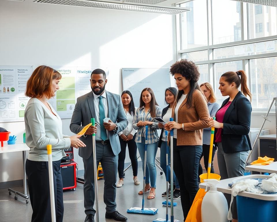 Was macht ein Schulungsanbieter für Reinigung?