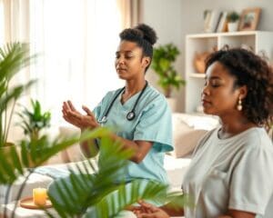 Wie helfen Pflegerituale beim Abschalten?