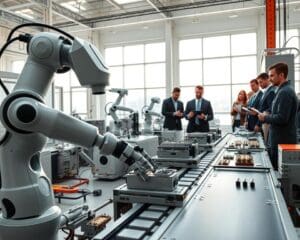 Wie unterstützen Roboter automatisierte Fertigung?