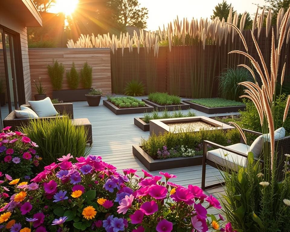 Was gehört in einen modernen Garten?