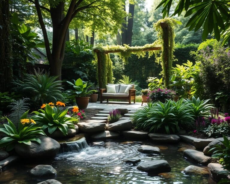 Was passt in einen schattigen Garten?