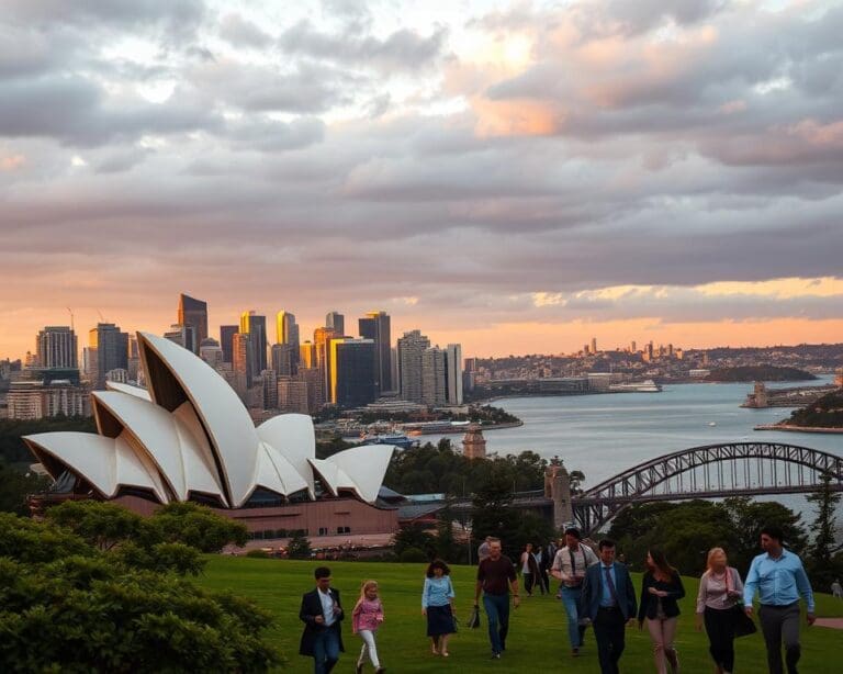 Was prägt das Stadtbild von Sydney?
