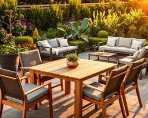 Welche Gartenmöbel sind wetterfest?
