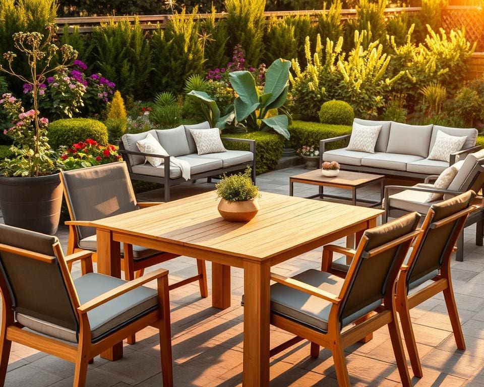 Welche Gartenmöbel sind wetterfest?