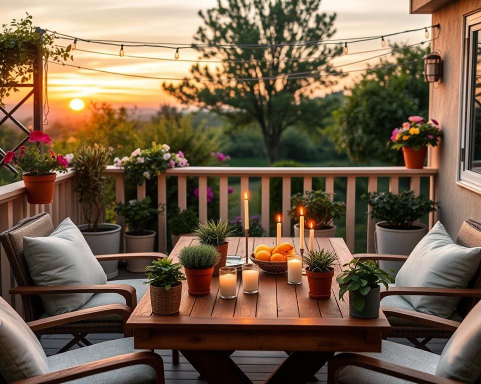 Wie gestaltet man eine gemütliche Terrasse?