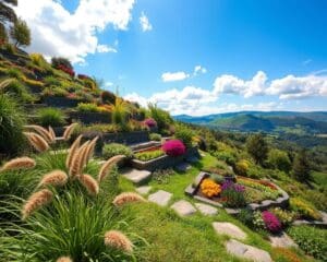 Wie gestaltet man einen Garten mit Hanglage?