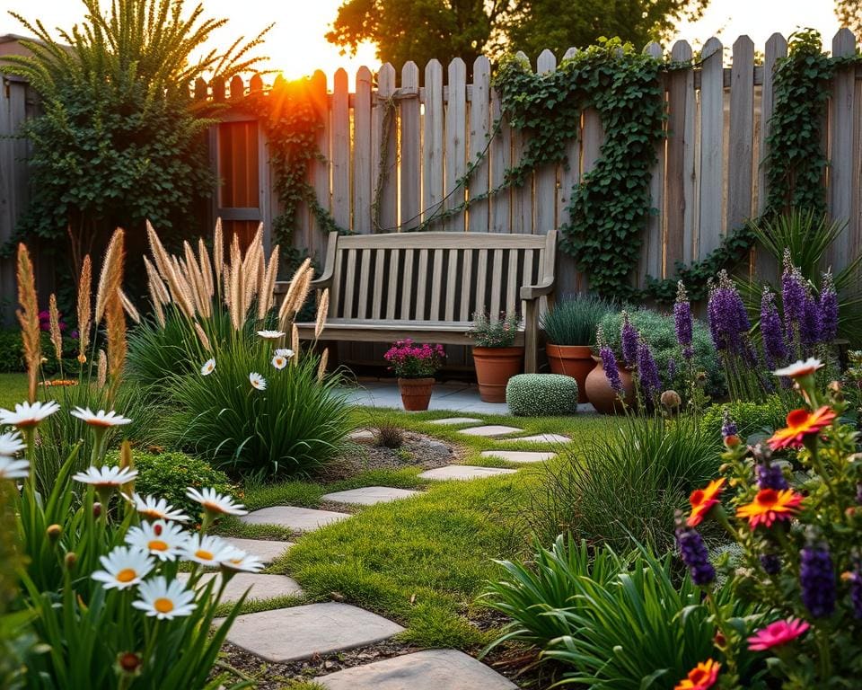 Wie gestaltet man einen Garten mit wenig Aufwand?