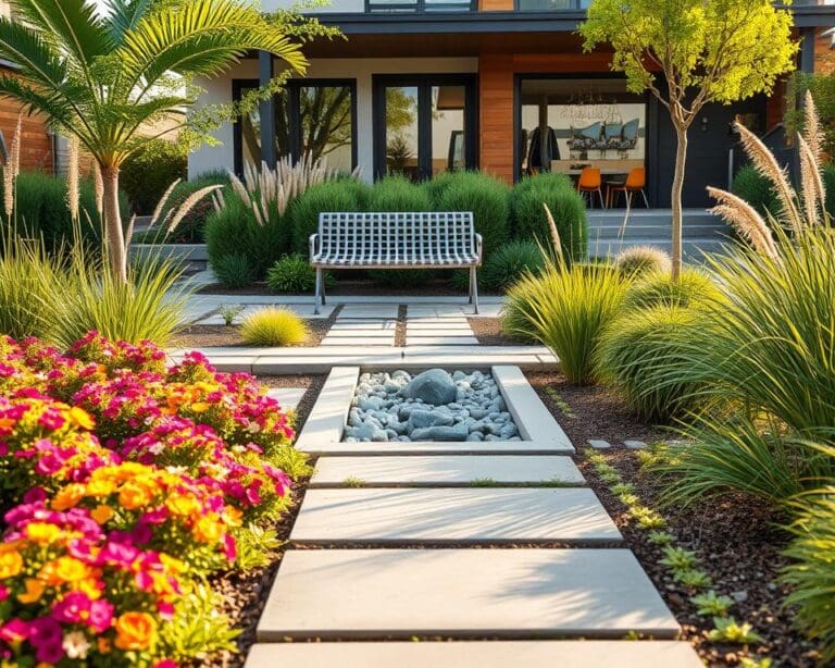 Wie gestaltet man einen modernen Vorgarten?