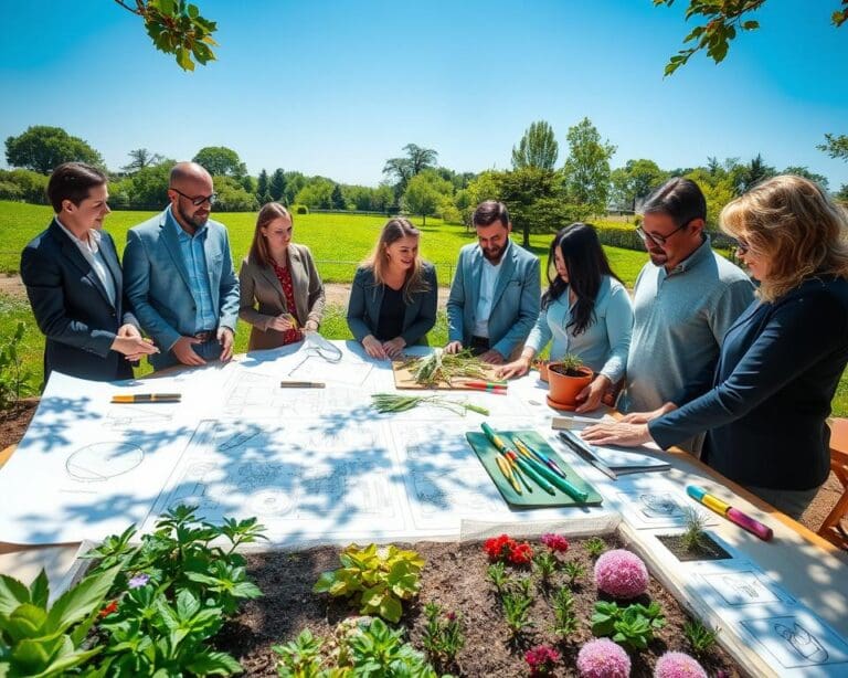 Wie plant man Gartenprojekte effizient?