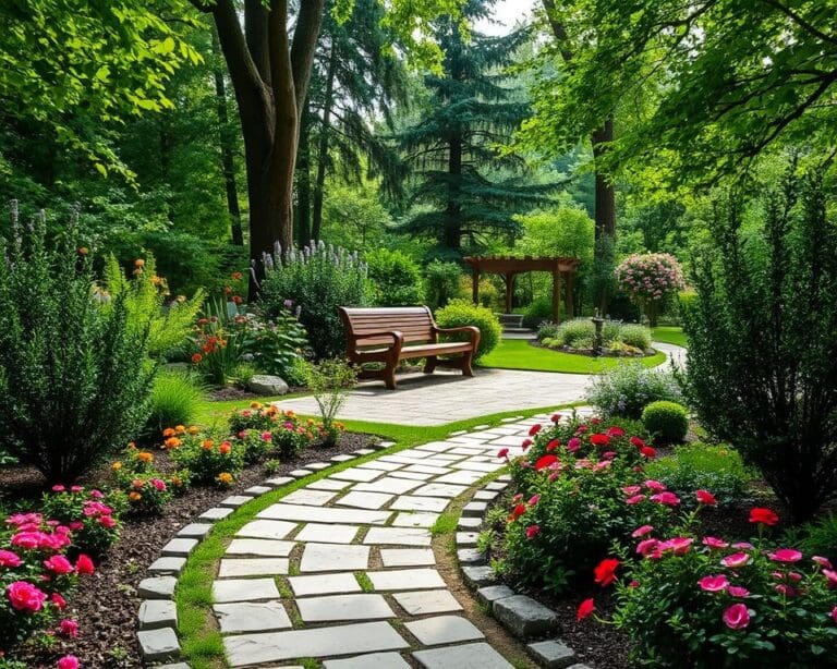 Wie plant man Wege im Garten sinnvoll?