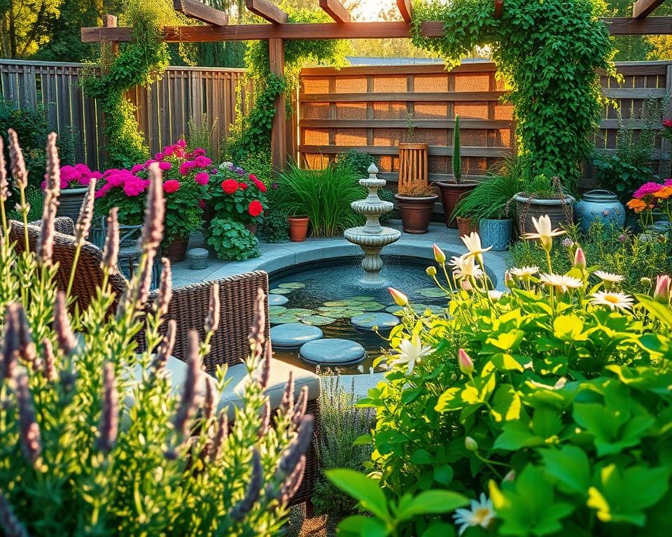 Wie schafft man eine Wohlfühloase im Garten?