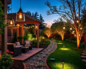 Wie wählt man passende Gartenbeleuchtung?