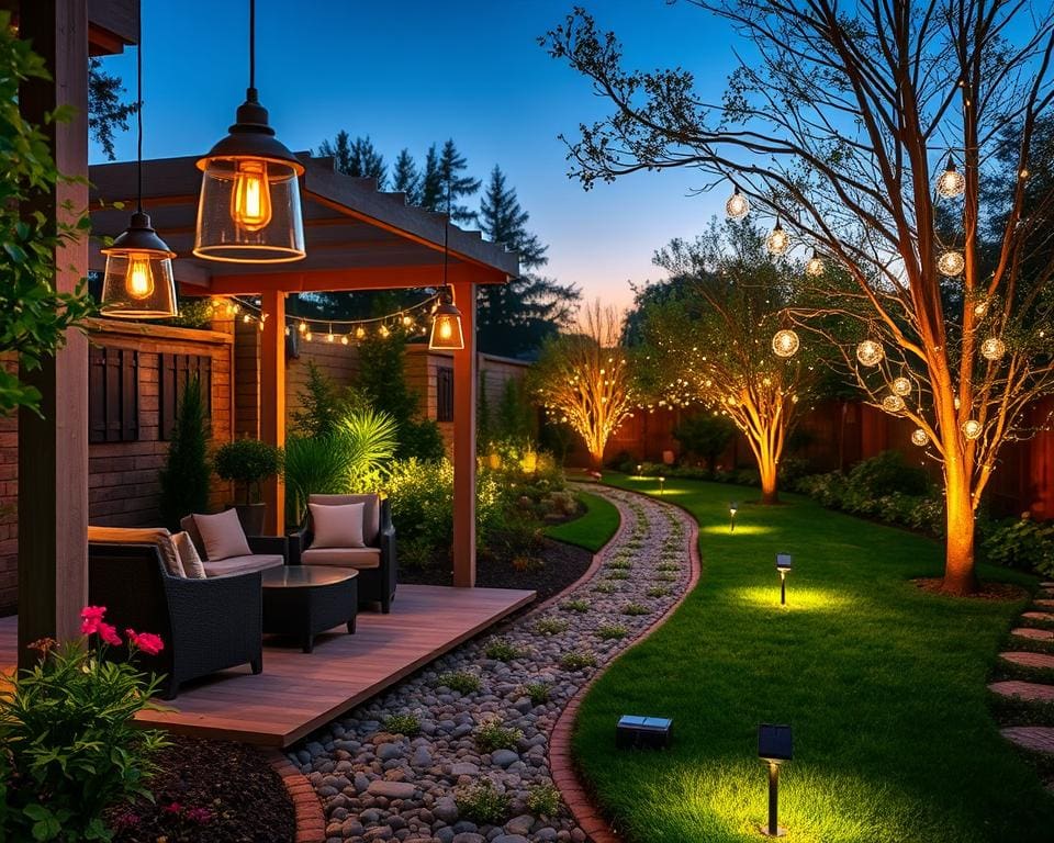 Wie wählt man passende Gartenbeleuchtung?