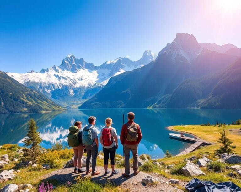 Was sind beliebte Freizeitideen in den Schweizer Alpen?