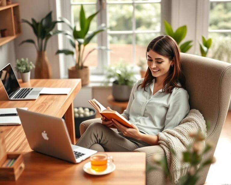 Wie kombiniert man Arbeit und Entspannung?