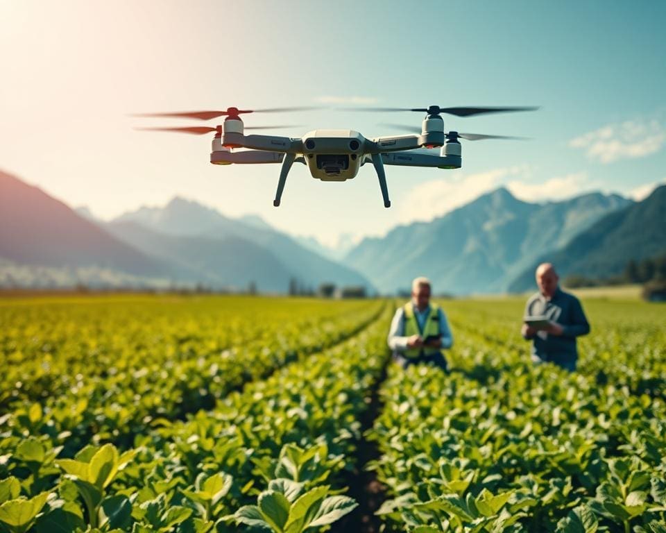 Drohnen Landwirtschaft Graubünden