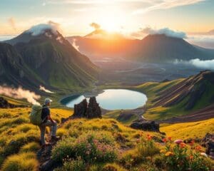 Azoren Vulkanlandschaft