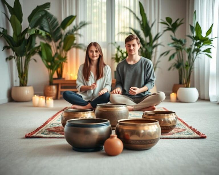 Klangschalen Meditation