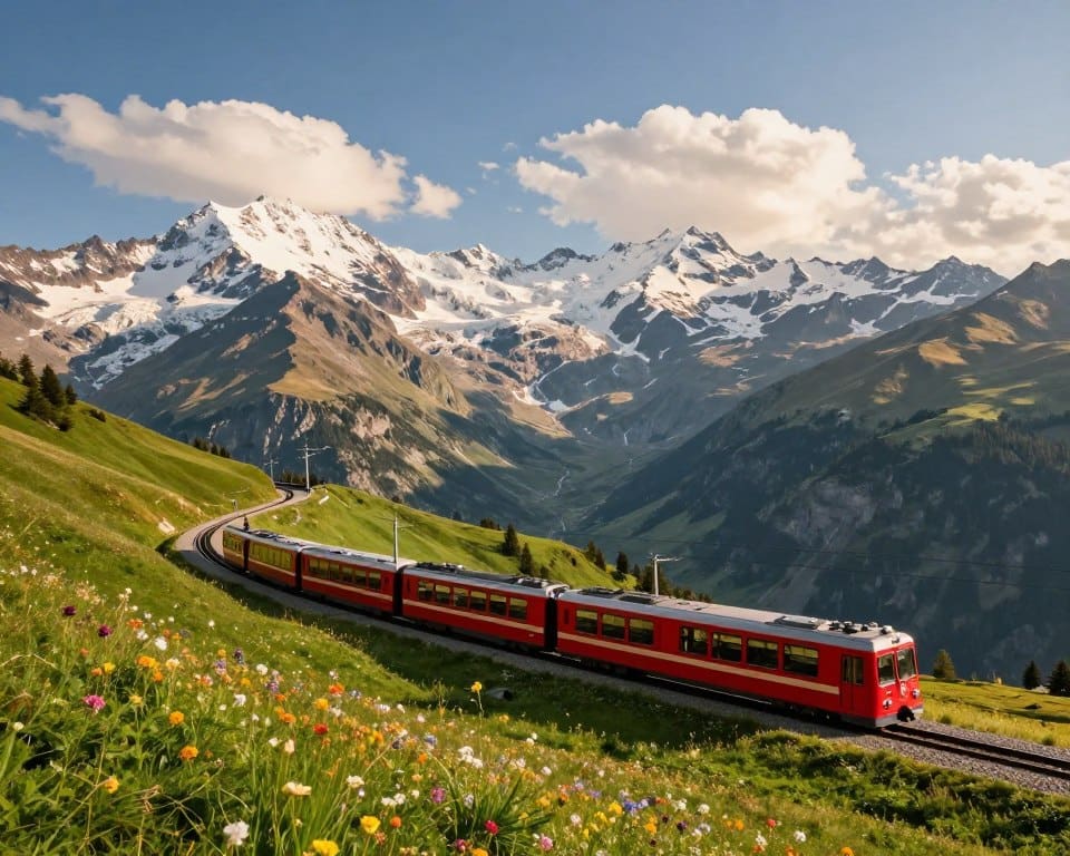 Fahrt mit dem Bernina Express